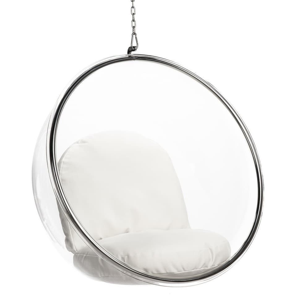 кресло шар подвесной прозрачный